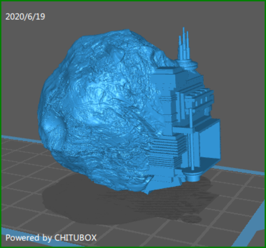 Asteroid mining Complex 3D Print 354521