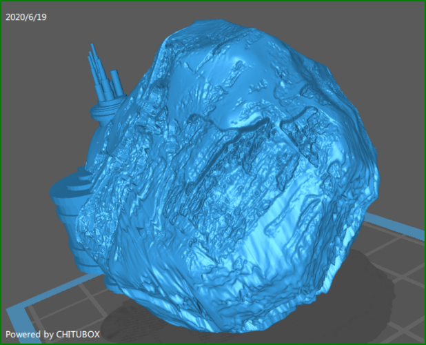 Asteroid mining Complex 3D Print 354523