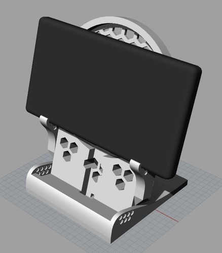 Vertical or Horizontal Wireless phone charging stand  3D Print 354533