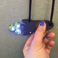 Small LED Spaceship Badge! 3D Printing 35461