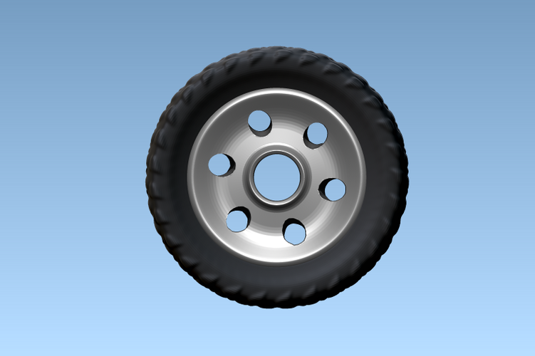 Wheel - 3D Model 3D Print 354625