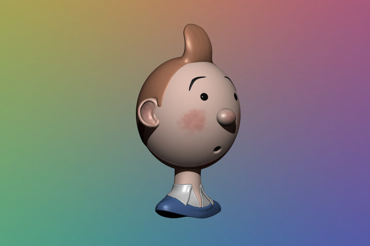 Tintin - 3D Model 3D Print 354656