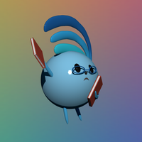 Cartoon Clipart - 3D Model - Thumbnail 2
