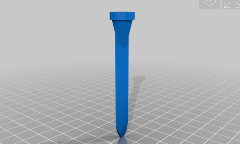 Golf Tee Unbreakable Nail