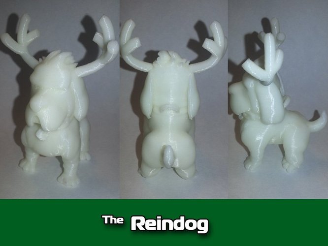 Reindog Ornament 3D Print 35474
