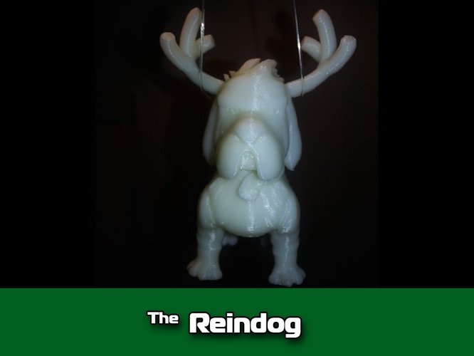Reindog Ornament 3D Print 35475