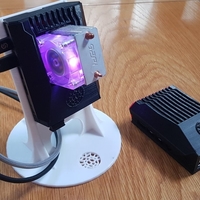 Raspberry Pi 4 case with ICE Tower, Stand and SSD drive - Thumbnail 1