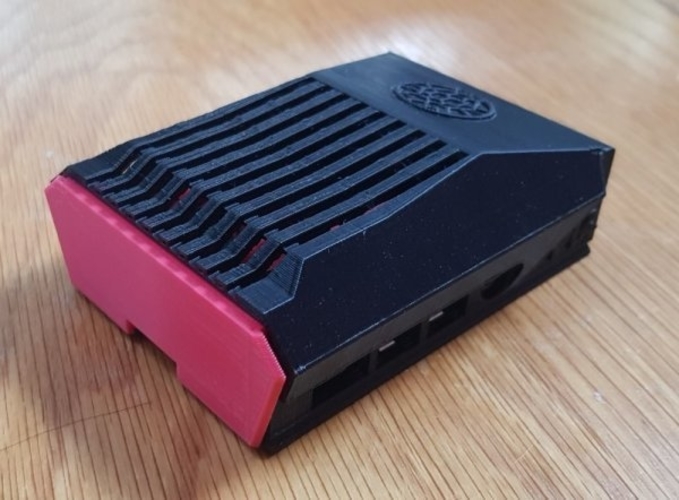 Raspberry Pi 4 case with ICE Tower, Stand and SSD drive 3D Print 354776