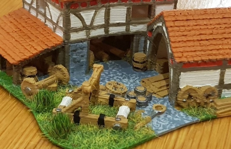 Age of Empires Style Siege Works 3D Print 354796