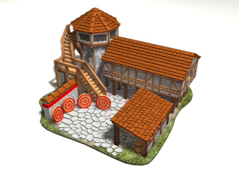 Age of Empires Style Archery Range