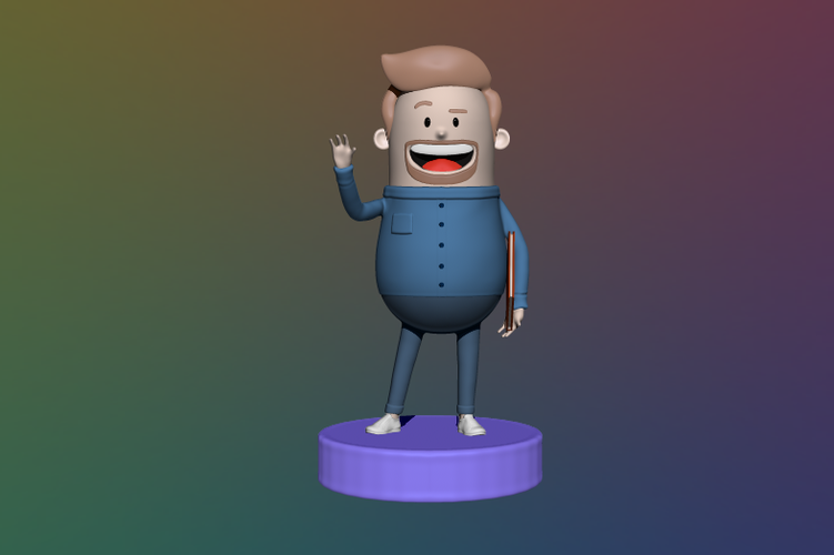 Cartoon Character - 3D Model