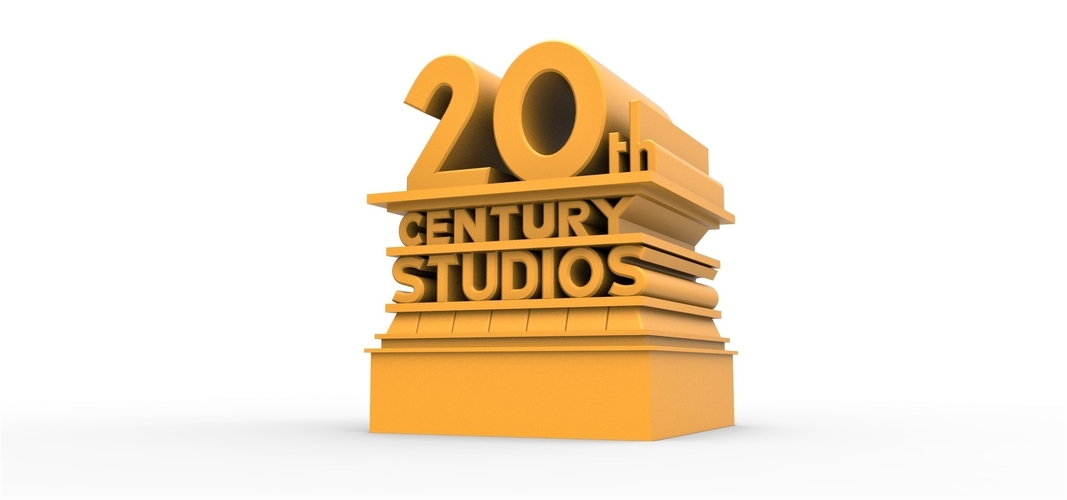 3D printable 20th Century Studios logo