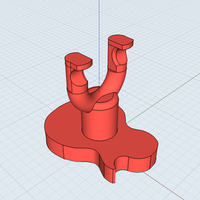 Small Acoustic Guitar Holder 3D Printing 355044