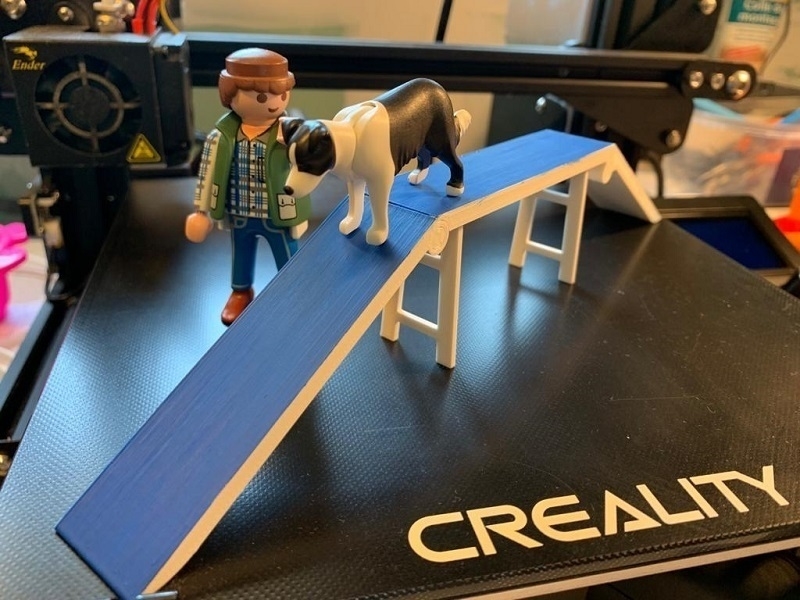 Agility dog walk / passerelle compatible Playmobil