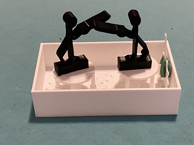 Double turntable sword fighters 3D Print 355286