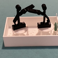 Small Double turntable sword fighters 3D Printing 355286