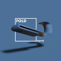 Small FOLD Door Hook 3D Printing 355293