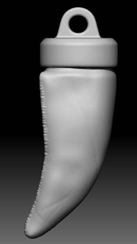 T - Rex teeth pendant  (1 extra variation free) 3D Print 355311