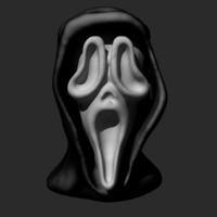 Small Ghost face 3D Printing 355375