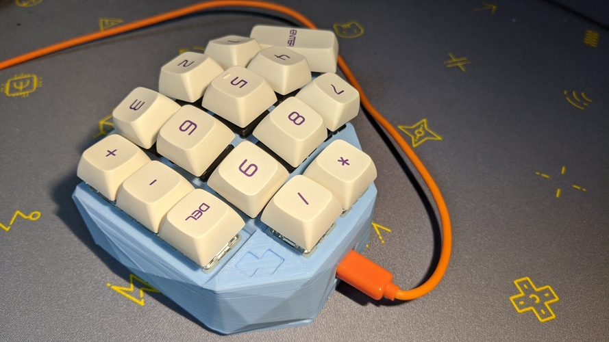 Whale Numeric Keyboard Case (Beta Version) 3D Print 355382
