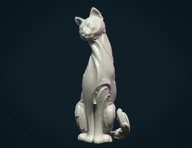 Cat figurine 3D Print 355405