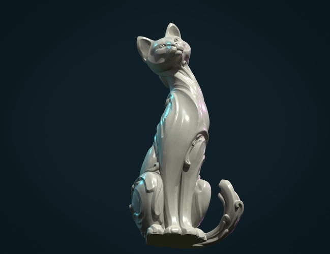 Cat figurine 3D Print 355406