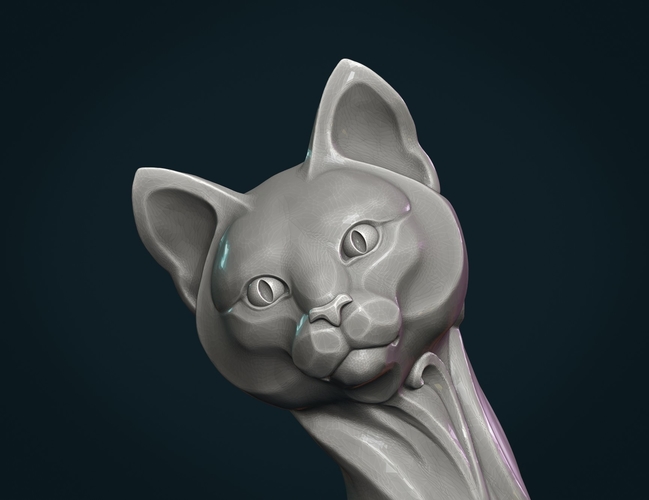 Cat figurine 3D Print 355410