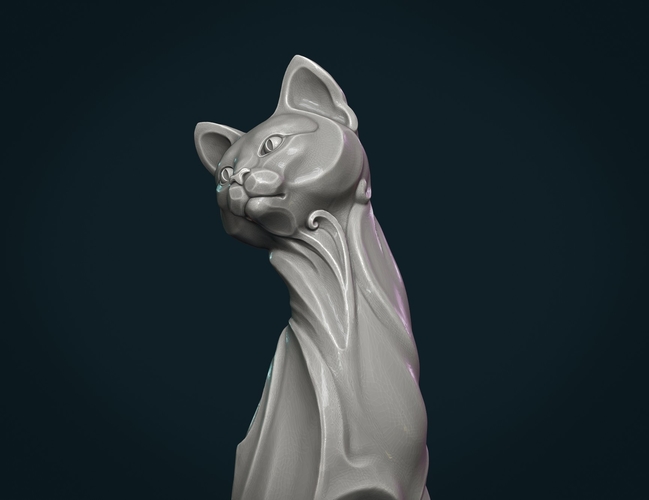 Cat figurine 3D Print 355411