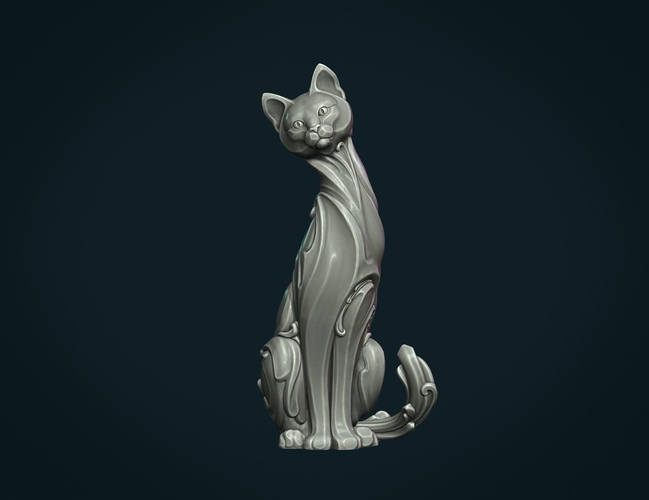 Cat figurine 3D Print 355412