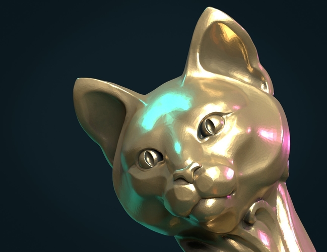 Cat figurine 3D Print 355415