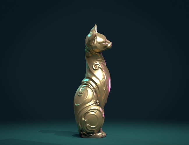 Cat figurine 3D Print 355417