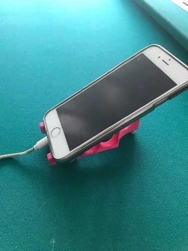 phone holder - low angle- charger 3D Print 355425