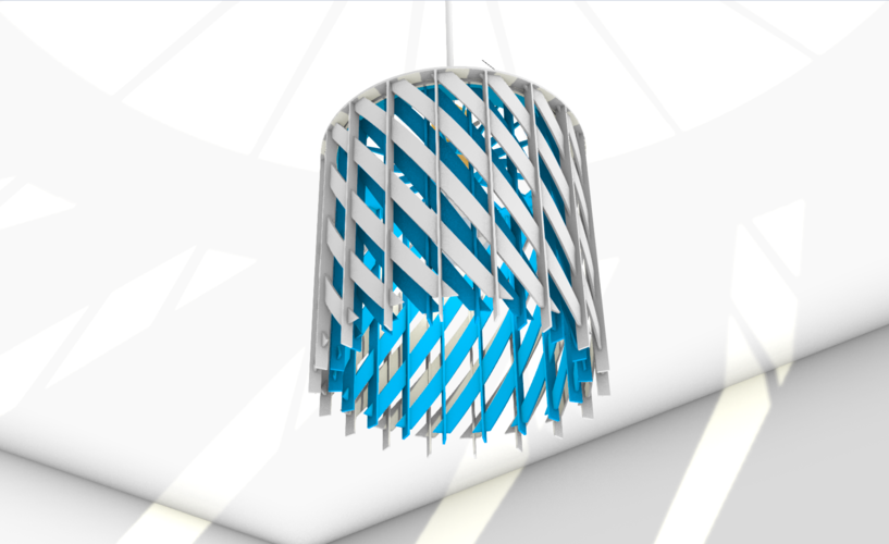 lampshade - Cosette - Design Bottbo - - Cealing Lamp 3D Print 355432