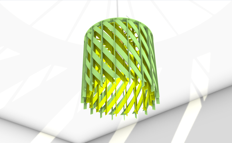 lampshade - Cosette - Design Bottbo - - Cealing Lamp 3D Print 355433