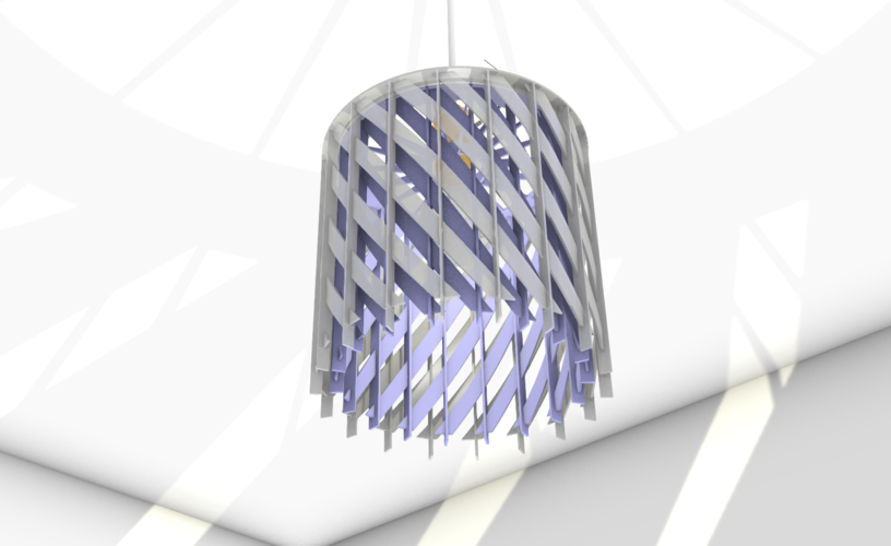 lampshade - Cosette - Design Bottbo - - Cealing Lamp 3D Print 355436