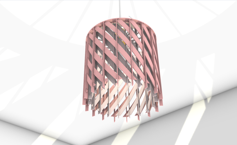 lampshade - Cosette - Design Bottbo - - Cealing Lamp 3D Print 355437