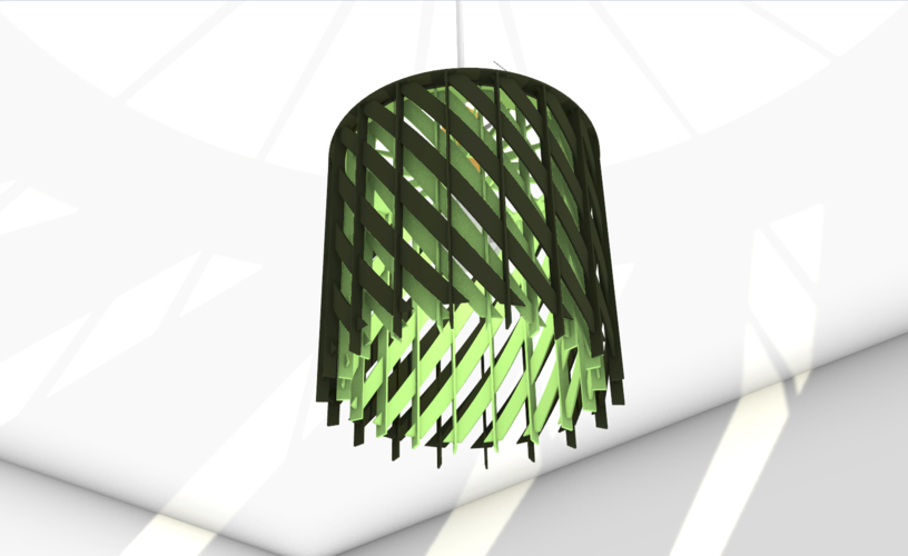 lampshade - Cosette - Design Bottbo - - Cealing Lamp 3D Print 355438