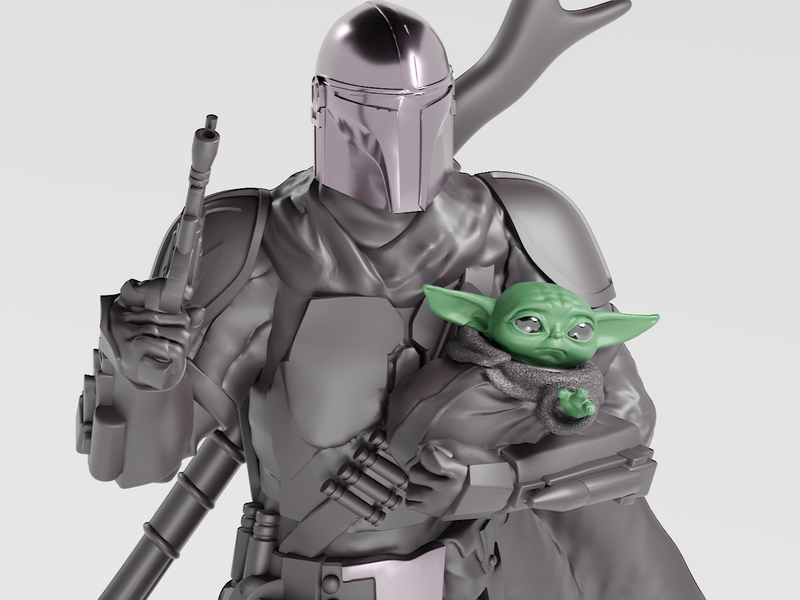 BABY YODA and The MANDALORIAN