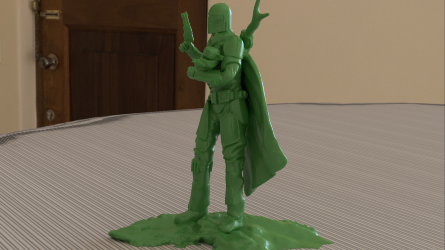 BABY YODA and The MANDALORIAN 3D Print 355459