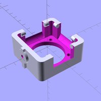Small Ekobots - Motor cooler. 3D Printing 35549