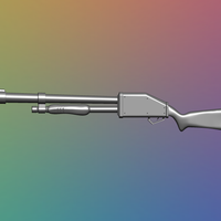 Stylized Gun - 3D Model - Thumbnail 1