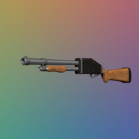 Stylized Gun - 3D Model - Thumbnail 3