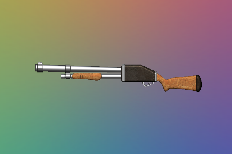 Stylized Gun - 3D Model