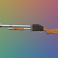 Small Stylized Gun - 3D Model 3D Printing 355539