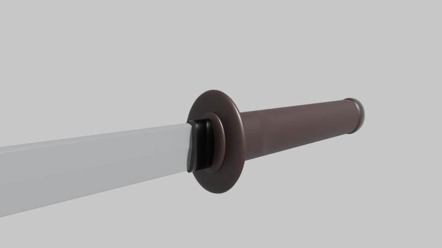 katana sword 3D Print 355553