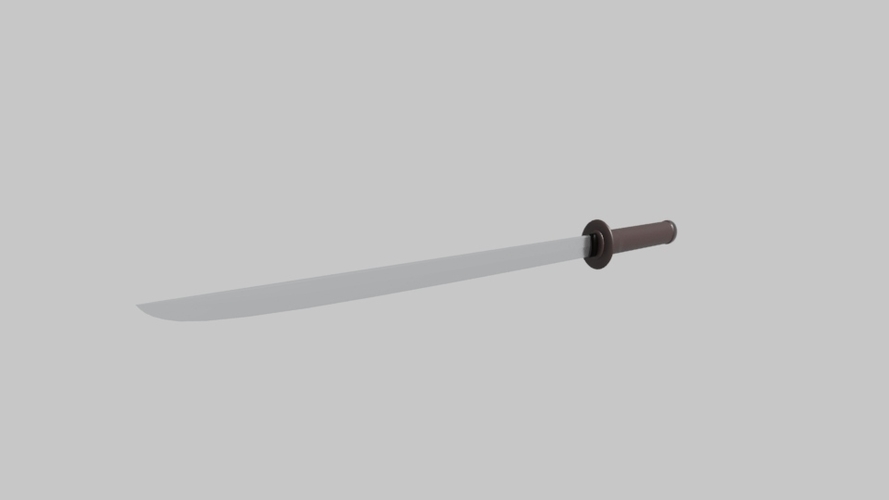 katana sword 3D Print 355554