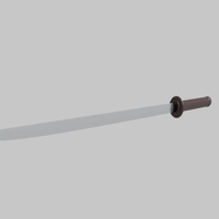 Small katana sword 3D Printing 355554