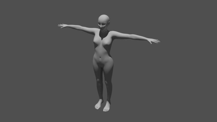 body woman - corpo donna 3D Print 355564