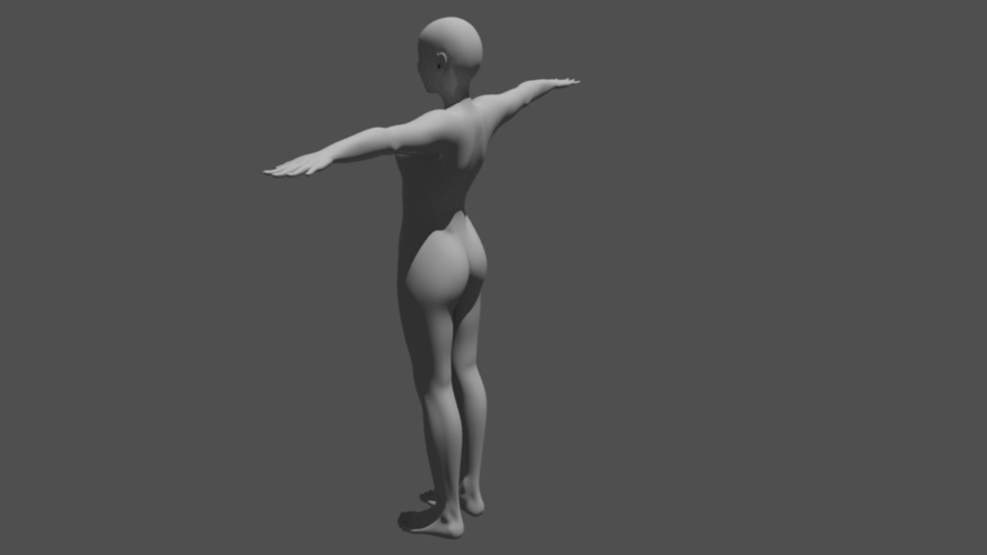 body woman - corpo donna 3D Print 355565