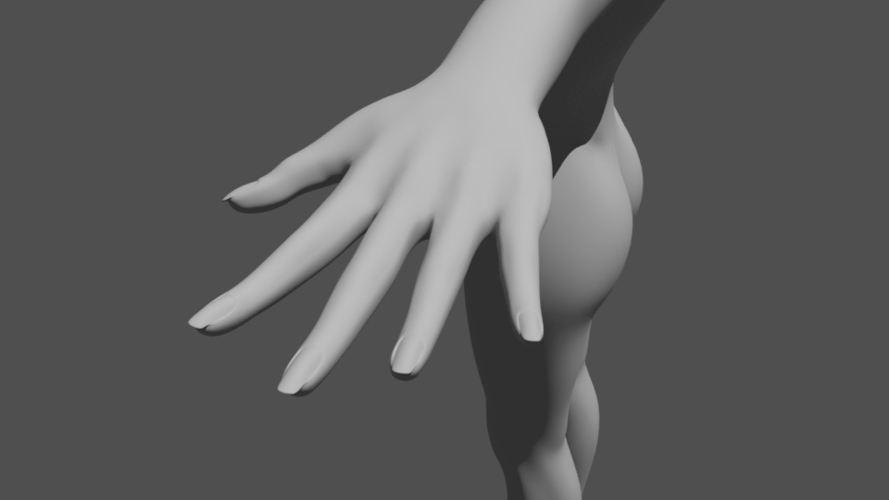 body woman - corpo donna 3D Print 355566